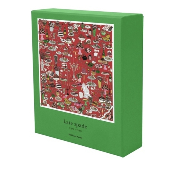2/$90 đź’ś Kate Spade Party Table Puzzle 500 Pieces - Picture 2 of 6